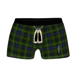 ScotsTee Shop Scottish Stewart Hunting Clan Highland Kilt Sporran Tartan Boxer Briefs