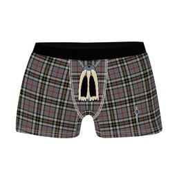 ScotsTee Shop Scottish Thomson Dress Grey Clan Highland Kilt Sporran Tartan Boxer Briefs