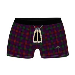 ScotsTee Shop Scottish Montgomrie or Montgomery of Eglinton Clan Highland Kilt Sporran Tartan Boxer Briefs