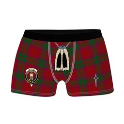 ScotsTee Shop Scottish MacNab Clan Clan Crest Highland Kilt Sporran Tartan Boxer Briefs