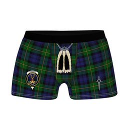 ScotsTee Shop Scottish Gordon Clan Crest Highland Kilt Sporran Tartan Boxer Briefs