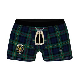 ScotsTee Shop Scottish Ewing Modern Clan Crest Highland Kilt Sporran Tartan Boxer Briefs