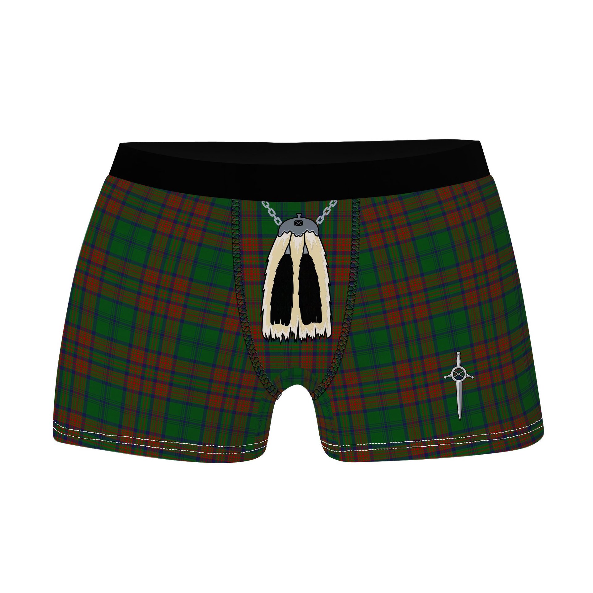 ScotsTee Shop Scottish Matheson Hunting Highland Clan Highland Kilt Sporran Tartan Boxer Briefs