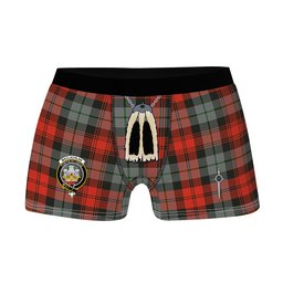 ScotsTee Shop Scottish MacLachlan Weathered Clan Crest Highland Kilt Sporran Tartan Boxer Briefs