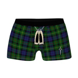 ScotsTee Shop Scottish Rollo Clan Highland Kilt Sporran Tartan Boxer Briefs