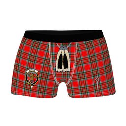 ScotsTee Shop Scottish Binning Clan Crest Highland Kilt Sporran Tartan Boxer Briefs