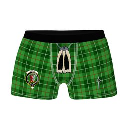 ScotsTee Shop Scottish Boyle SC Clan Crest Highland Kilt Sporran Tartan Boxer Briefs