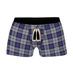 ScotsTee Shop Scottish MacPherson Dress Blue Clan Highland Kilt Sporran Tartan Boxer Briefs