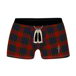 ScotsTee Shop Scottish Manson Clan Highland Kilt Sporran Tartan Boxer Briefs