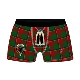 ScotsTee Shop Scottish Turnbull Dress Clan Crest Highland Kilt Sporran Tartan Boxer Briefs