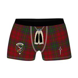 ScotsTee Shop Scottish MacDougall Clan Crest Highland Kilt Sporran Tartan Boxer Briefs
