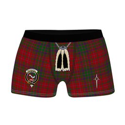 ScotsTee Shop Scottish MacDougall Clan Crest Highland Kilt Sporran Tartan Boxer Briefs