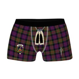 ScotsTee Shop Scottish Gillon Clan Crest Highland Kilt Sporran Tartan Boxer Briefs