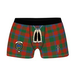 ScotsTee Shop Scottish Bruce Old Ancient Clan Crest Highland Kilt Sporran Tartan Boxer Briefs