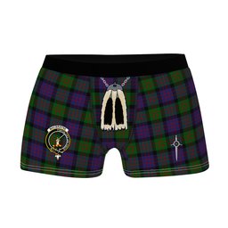 ScotsTee Shop Scottish MacBrayne Clan Crest Highland Kilt Sporran Tartan Boxer Briefs