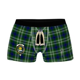 ScotsTee Shop Scottish Purves Clan Crest Highland Kilt Sporran Tartan Boxer Briefs