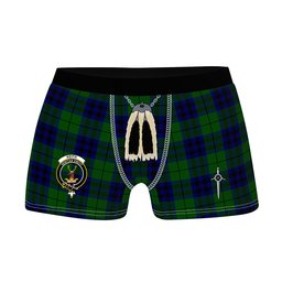 ScotsTee Shop Scottish Keith Modern Clan Crest Highland Kilt Sporran Tartan Boxer Briefs