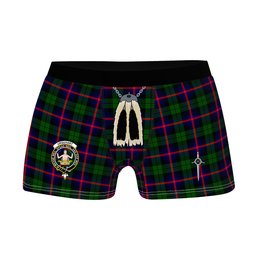 ScotsTee Shop Scottish Urquhart Modern Clan Crest Highland Kilt Sporran Tartan Boxer Briefs