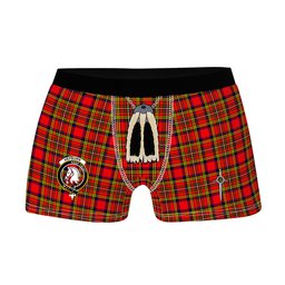 ScotsTee Shop Scottish Hepburn SC Clan Crest Highland Kilt Sporran Tartan Boxer Briefs