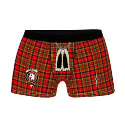 ScotsTee Shop Scottish Hepburn SC Clan Crest Highland Kilt Sporran Tartan Boxer Briefs