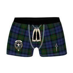 ScotsTee Shop Scottish Murray 1810 Clan Crest Highland Kilt Sporran Tartan Boxer Briefs