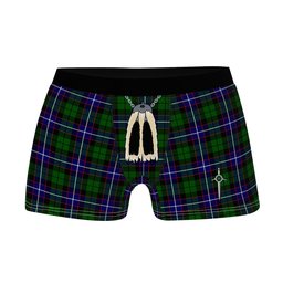 ScotsTee Shop Scottish Russell SC Clan Highland Kilt Sporran Tartan Boxer Briefs