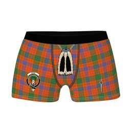 ScotsTee Shop Scottish Ross Ancient Clan Crest Highland Kilt Sporran Tartan Boxer Briefs