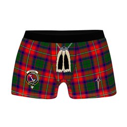 ScotsTee Shop Scottish Hopkirk Clan Crest Highland Kilt Sporran Tartan Boxer Briefs