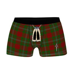 ScotsTee Shop Scottish Strange Clan Highland Kilt Sporran Tartan Boxer Briefs