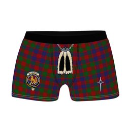 ScotsTee Shop Scottish MacGowan Clan Crest Highland Kilt Sporran Tartan Boxer Briefs