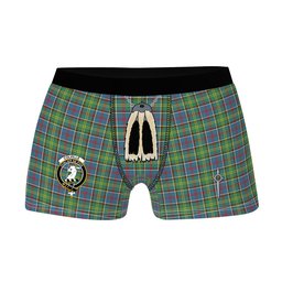 ScotsTee Shop Scottish Colville Clan Crest Highland Kilt Sporran Tartan Boxer Briefs