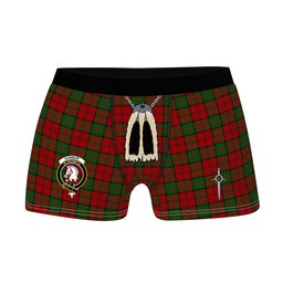 ScotsTee Shop Scottish Dunbar Clan Crest Highland Kilt Sporran Tartan Boxer Briefs