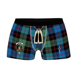 ScotsTee Shop Scottish Guthrie Ancient Clan Crest Highland Kilt Sporran Tartan Boxer Briefs