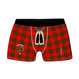 ScotsTee Shop Scottish Herries Clan Crest Highland Kilt Sporran Tartan Boxer Briefs