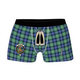 ScotsTee Shop Scottish Sutherland Ancient Clan Crest Highland Kilt Sporran Tartan Boxer Briefs