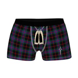 ScotsTee Shop Scottish Nairn Clan Highland Kilt Sporran Tartan Boxer Briefs