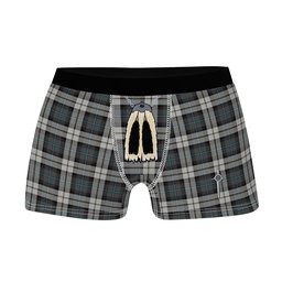 ScotsTee Shop Scottish McCandlish Arisaid Grey Clan Highland Kilt Sporran Tartan Boxer Briefs