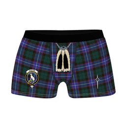 ScotsTee Shop Scottish Hunter Modern Clan Crest Highland Kilt Sporran Tartan Boxer Briefs