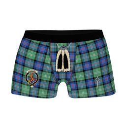 ScotsTee Shop Scottish Sutherland Old Ancient SC Clan Crest Highland Kilt Sporran Tartan Boxer Briefs