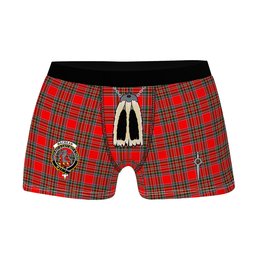 ScotsTee Shop Scottish MacBean Modern Clan Crest Highland Kilt Sporran Tartan Boxer Briefs