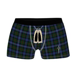 ScotsTee Shop Scottish Robertson Hunting Clan Highland Kilt Sporran Tartan Boxer Briefs