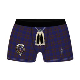 ScotsTee Shop Scottish Elliot Clan Crest Highland Kilt Sporran Tartan Boxer Briefs