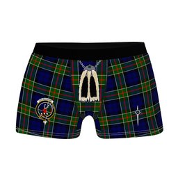 ScotsTee Shop Scottish Colquhoun Modern Clan Crest Highland Kilt Sporran Tartan Boxer Briefs