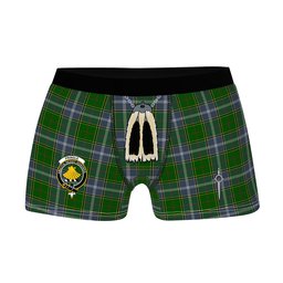 ScotsTee Shop Scottish Pringle Clan Crest Highland Kilt Sporran Tartan Boxer Briefs