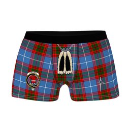 ScotsTee Shop Scottish Pentland Clan Crest Highland Kilt Sporran Tartan Boxer Briefs