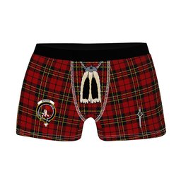 ScotsTee Shop Scottish Brodie Clan Crest Highland Kilt Sporran Tartan Boxer Briefs