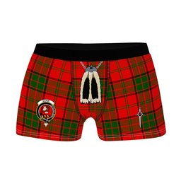 ScotsTee Shop Scottish Adair Clan Crest Highland Kilt Sporran Tartan Boxer Briefs