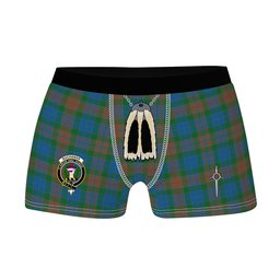 ScotsTee Shop Scottish Buchanan Hunting Ancient Clan Crest Highland Kilt Sporran Tartan Boxer Briefs