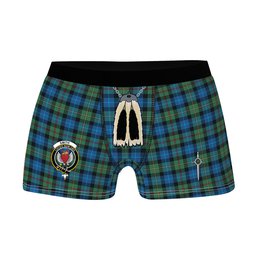 ScotsTee Shop Scottish Smith Ancient Clan Crest Highland Kilt Sporran Tartan Boxer Briefs