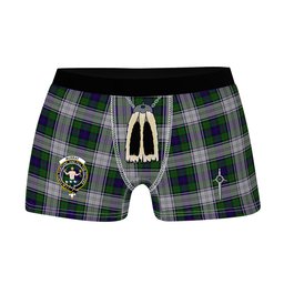 ScotsTee Shop Scottish Murray of Atholl Dress Clan Crest Highland Kilt Sporran Tartan Boxer Briefs